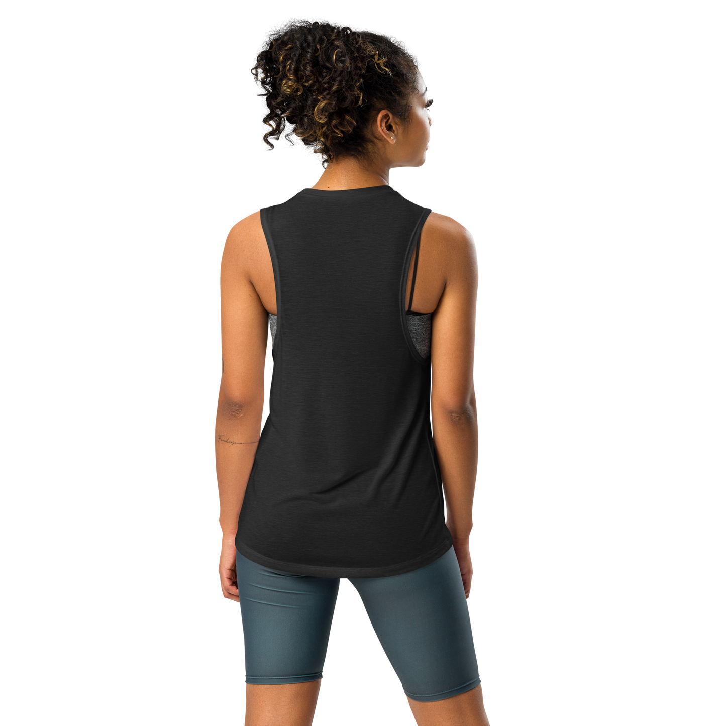 Flowy Muscle Tank - Black