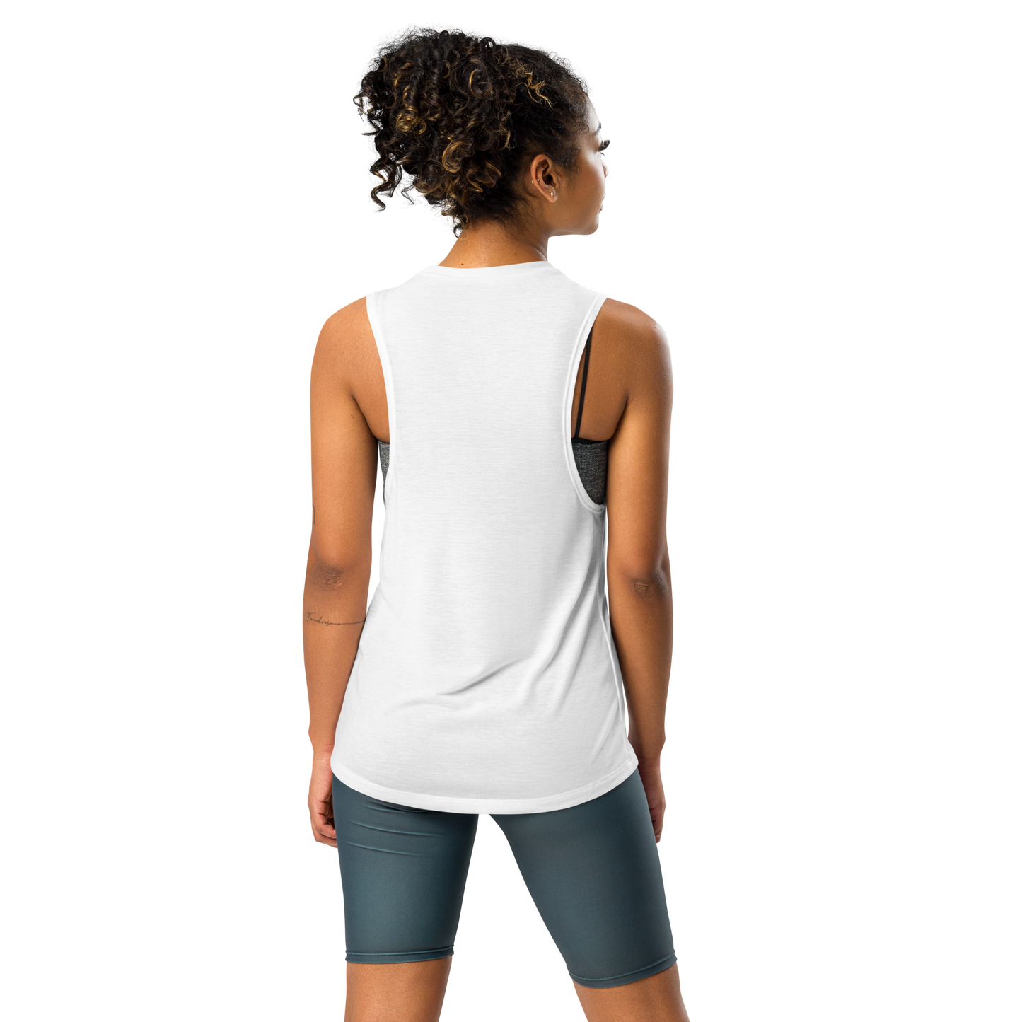Flowly Muscle Tank - White